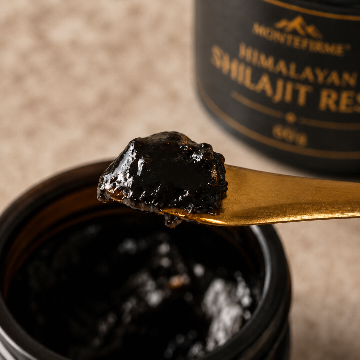 Shilajit del Himalaya en Resina